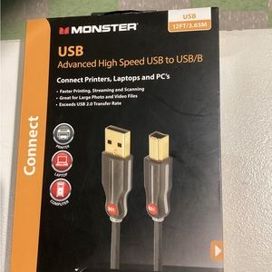 Monster USB Advanced High Speed USB/USB/B 12ft